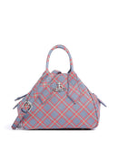 Vivienne Westwood Yasmine Saffiano Printed Small Käsilaukku blue/orange tartan