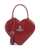 Vivienne Westwood Josephine Heart Embossed Croc Mini Käsilaukku red