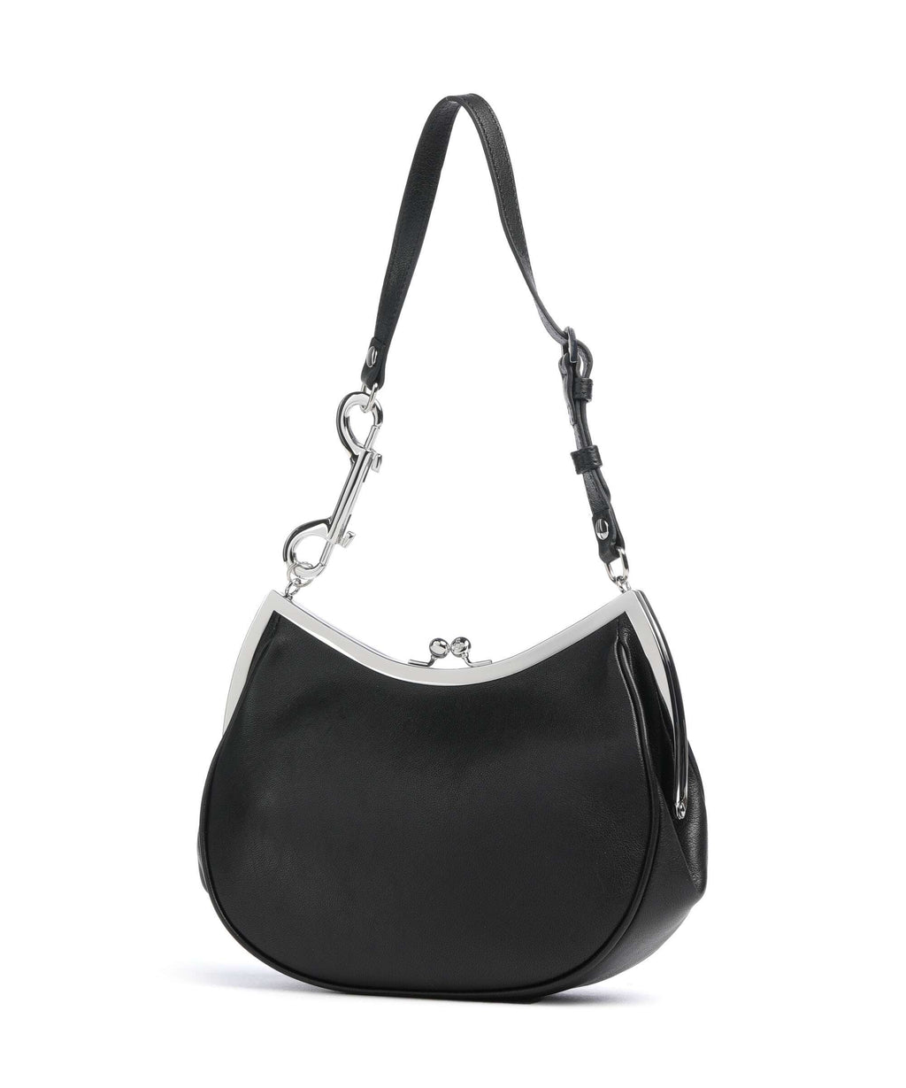 Vivienne Westwood Charm Frame Supple Shoulder bag black