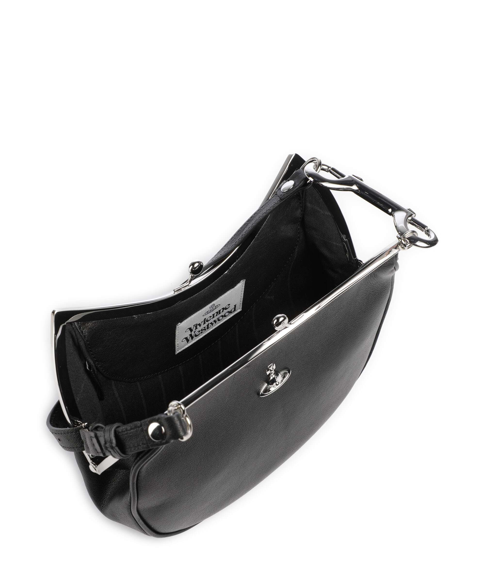 Vivienne Westwood Charm Frame Supple Shoulder bag black