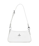 Vivienne Westwood Tasha Embossed Croc Mini Olkalaukku white