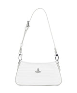 Vivienne Westwood Tasha Embossed Croc Mini Shoulder bag white
