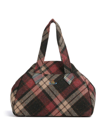 Vivienne Westwood Archive Harris Tweed Check Large Ostoskassi light check