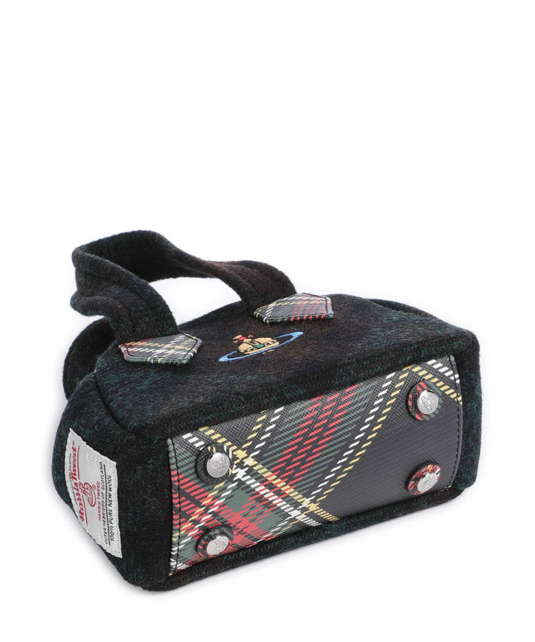 Vivienne Westwood Archive Harris Tweed Check Mini Crossbody bag dark check
