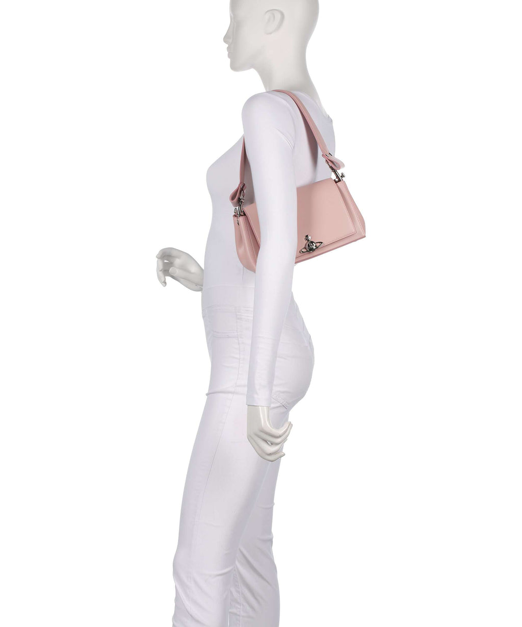 Vivienne Westwood Hazel Smooth Medium Shoulder bag pastel pink