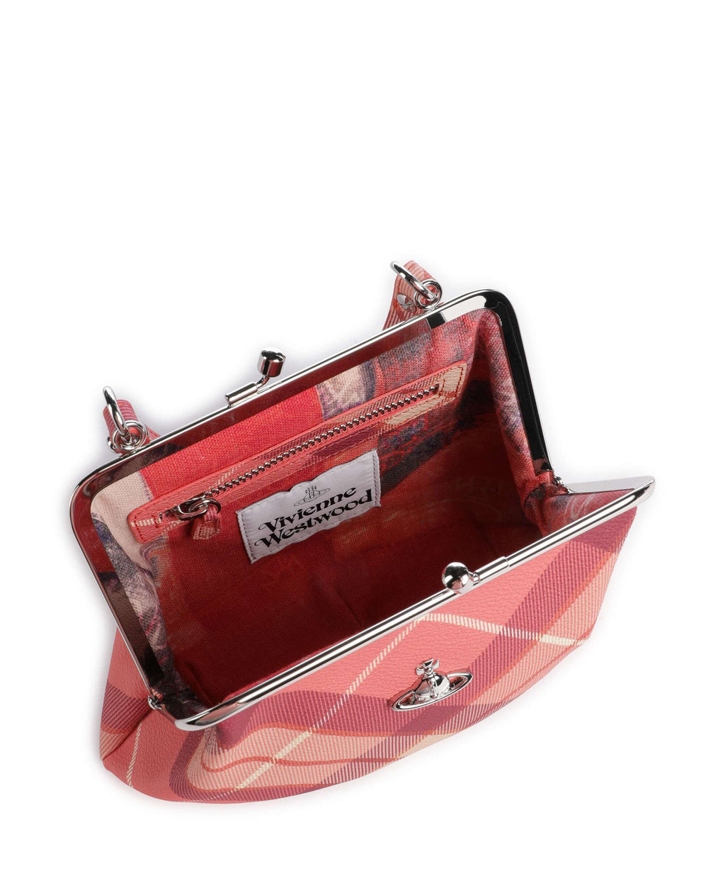 Vivienne Westwood Granny Frame Buccia D'Arancia Handbag fraser pink