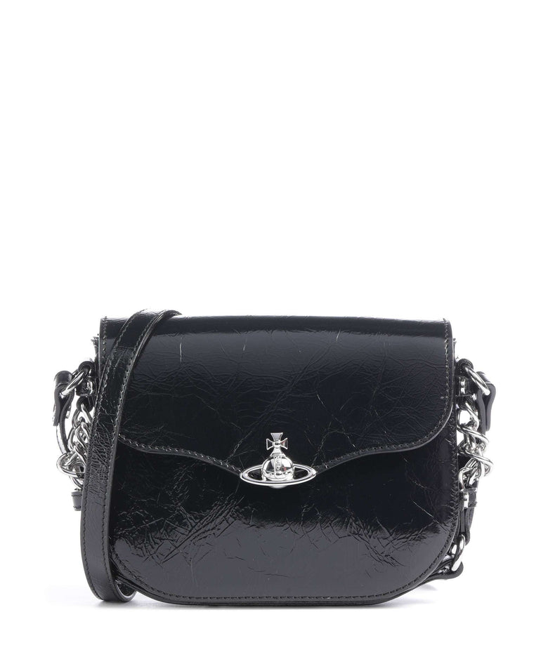 Vivienne Westwood Hunter Naplak Shoulder bag black