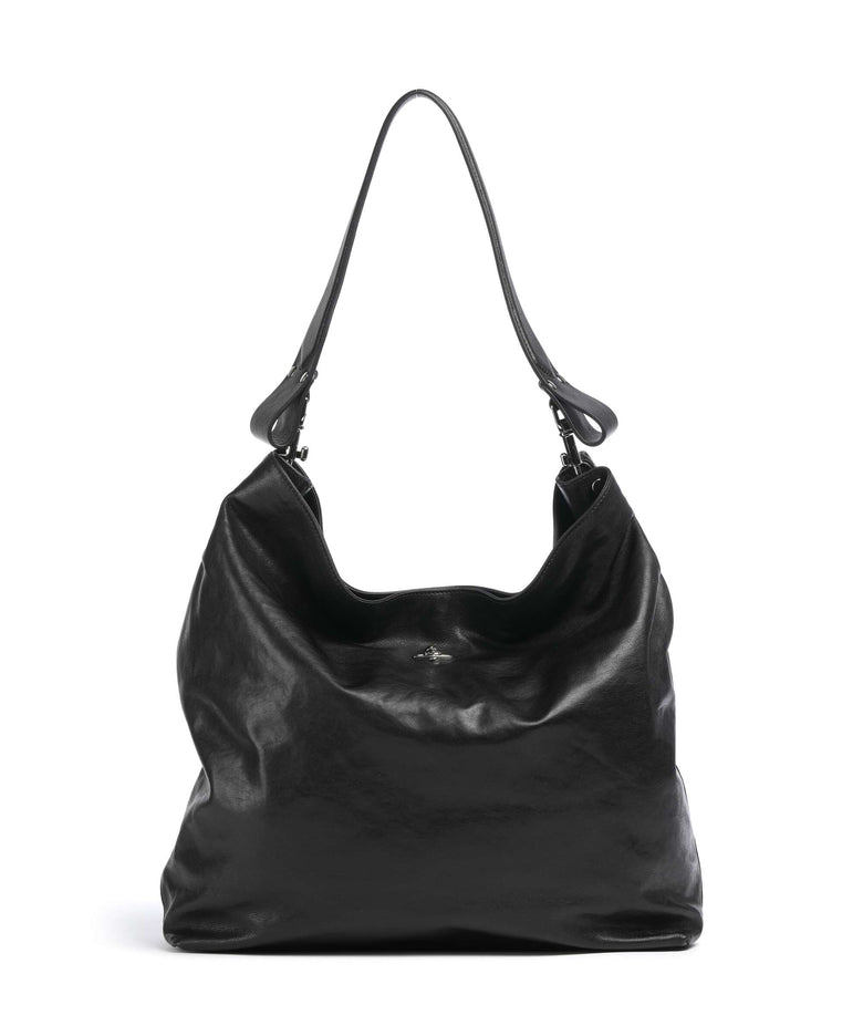 Vivienne Westwood Lottie Supple Large Hobo bag black