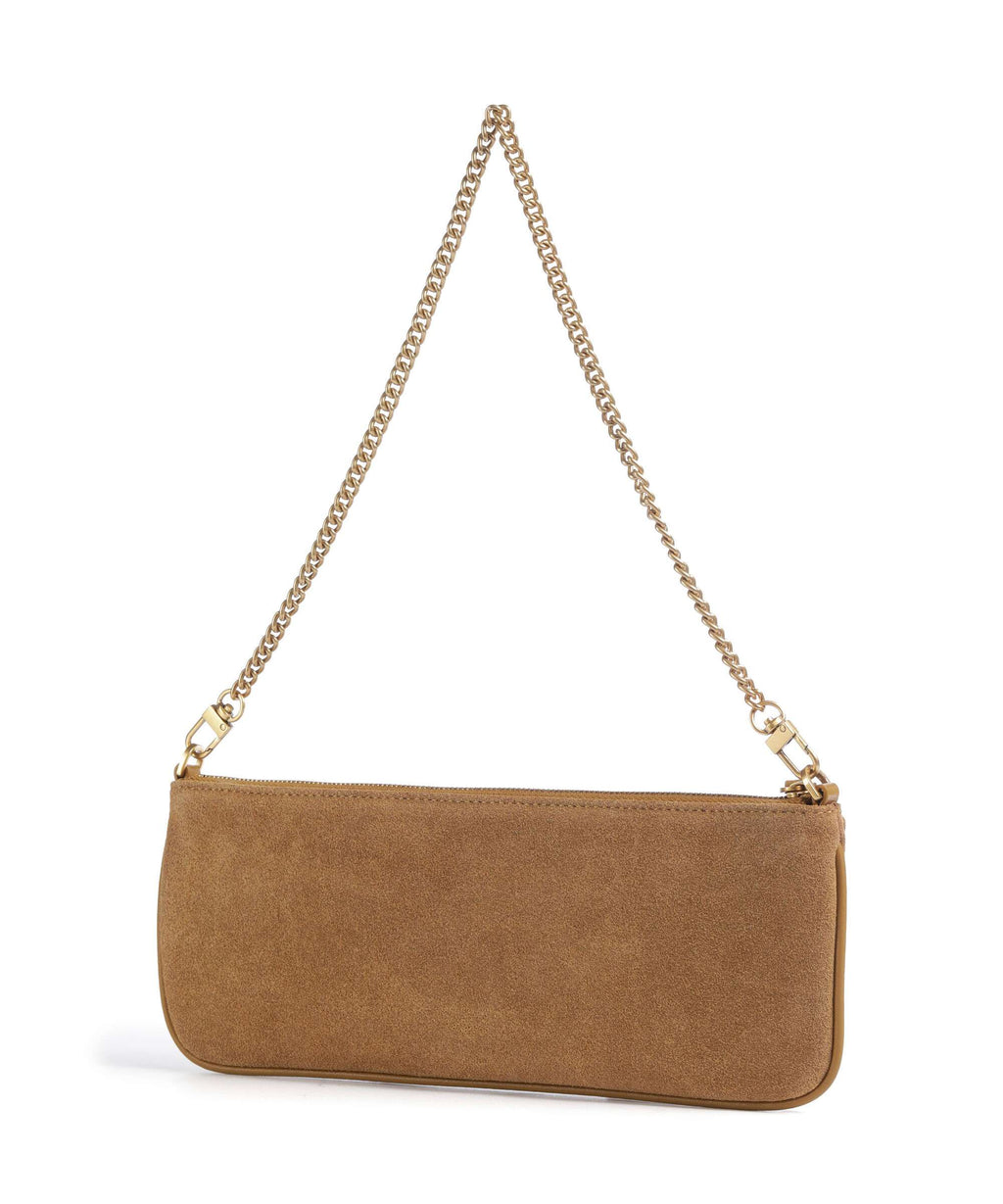 Pinko Flat Horizontal Shoulder bag marrone dorato/antique gold