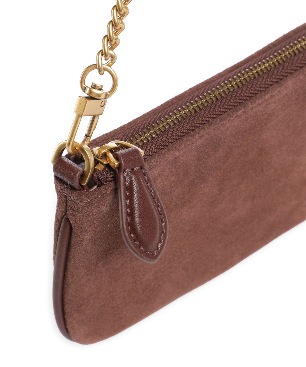 Pinko Flat Horizontal Shoulder bag castano intenso/antique gold