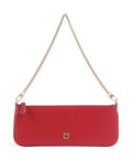 Pinko Flat Horizontal Shoulder bag rosso rio/antique gold