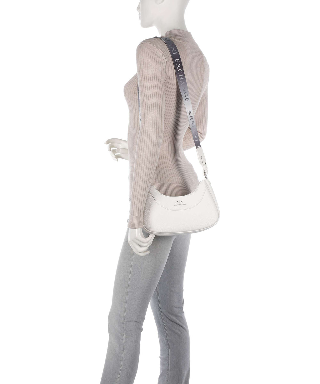 Armani Exchange Wave S Crossbody bag bianco