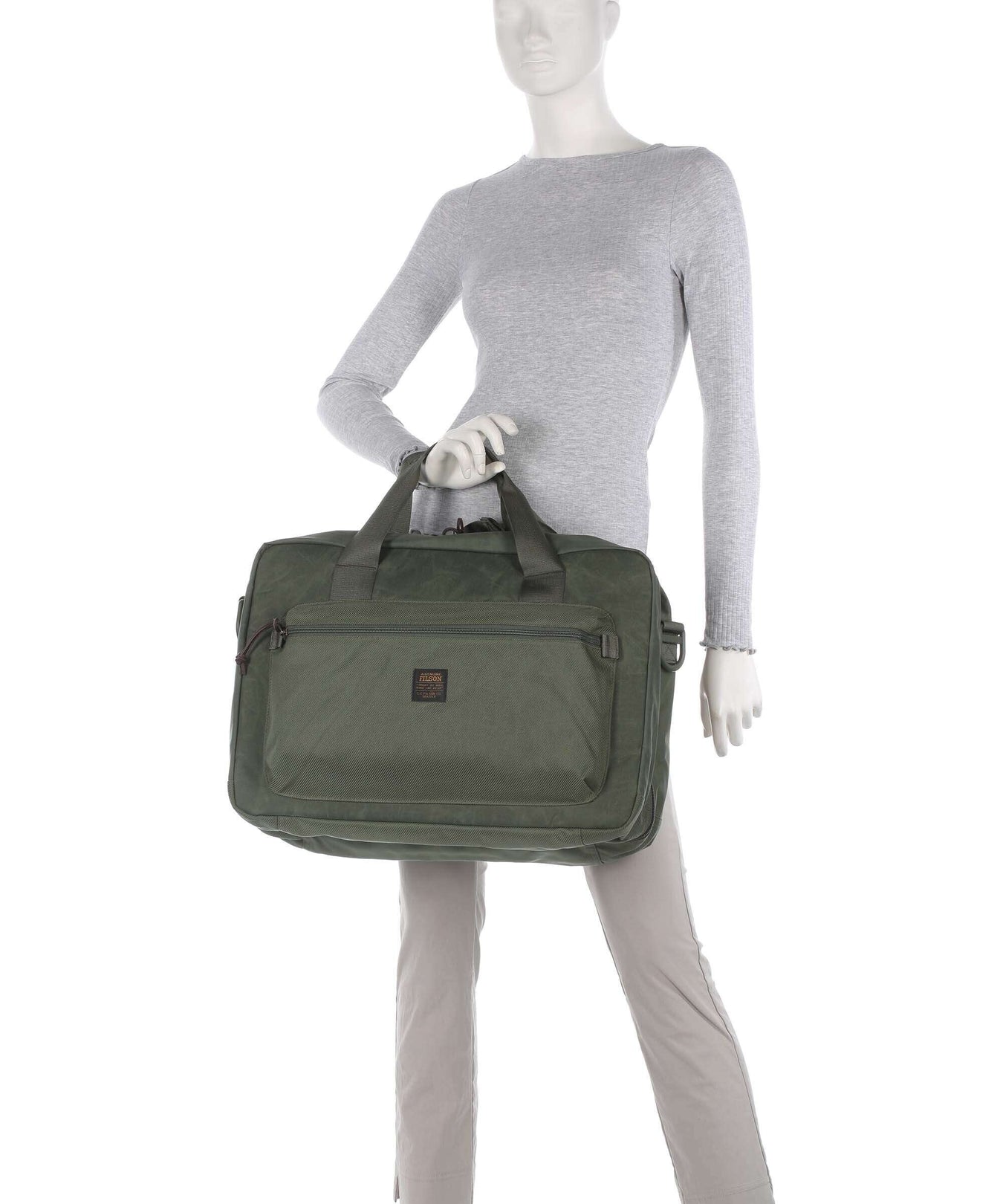 Filson Cordura Nylon Surveyor Pullmann Pack Backpack bag service green