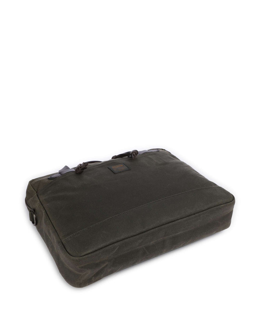 Filson Tin Cloth Briefcase otter green