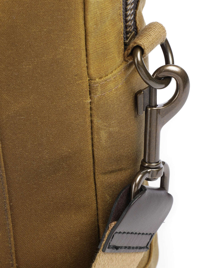 Filson Tin Cloth Briefcase dark tan