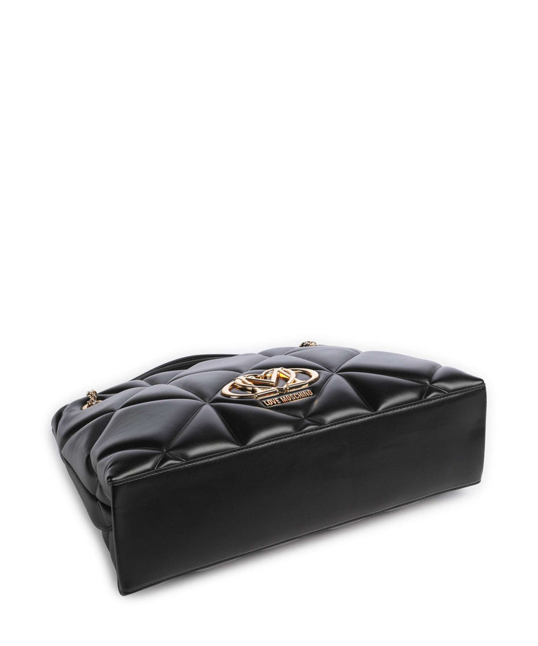 Love Moschino Embossed Q Tote bag black