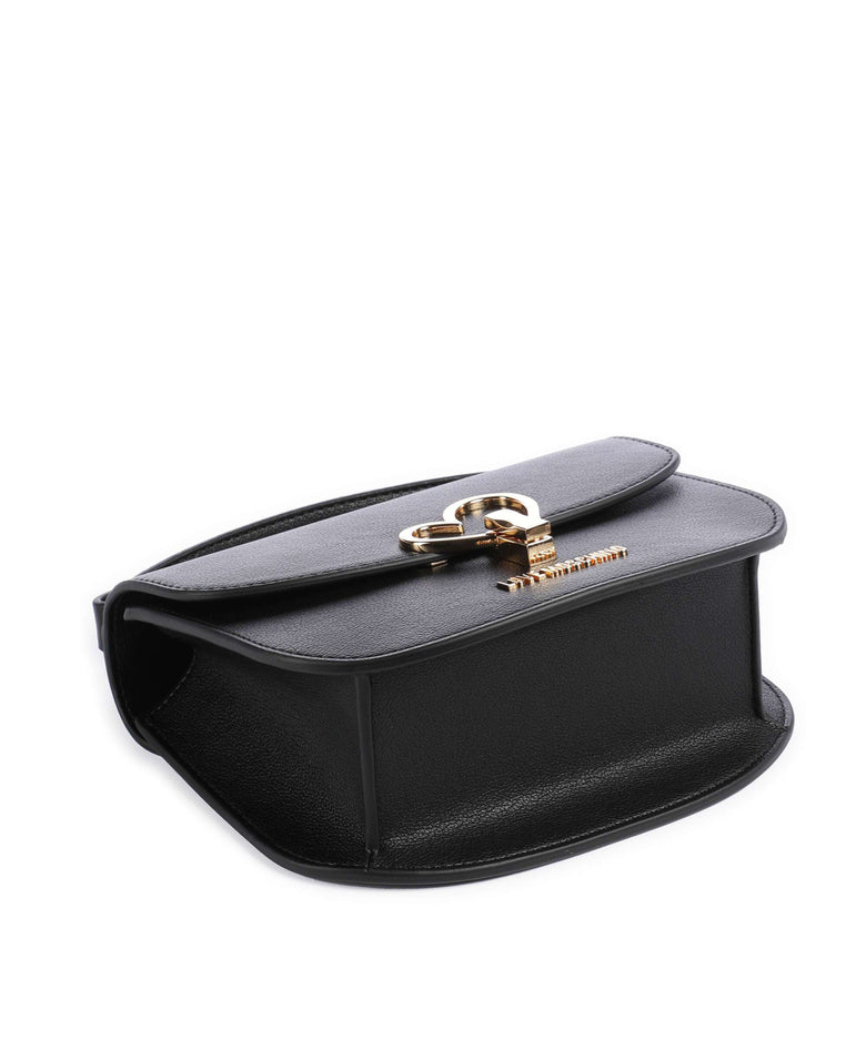 Love Moschino Heart Turnlock Handbag black