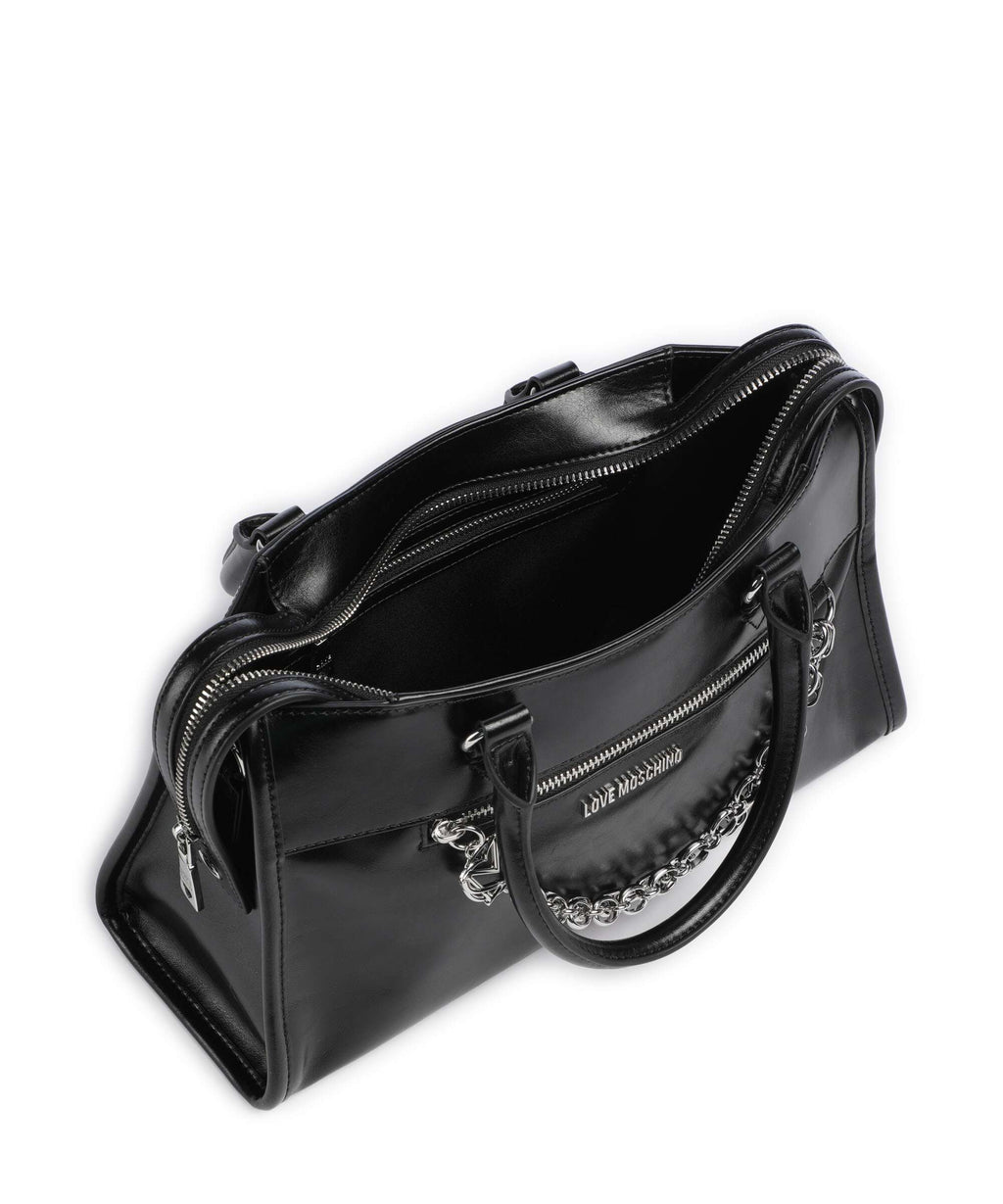 Love Moschino Urban Chains Handbag black/black