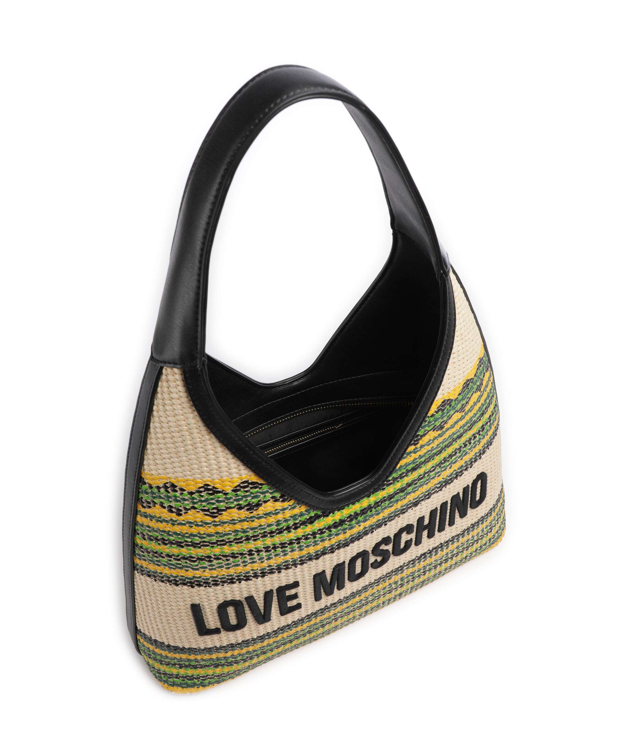 Love Moschino Sunset Stripes Hobo bag multicolour/black
