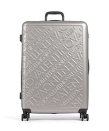 Valentino Bags Mars Spinner (4 wheels) silver