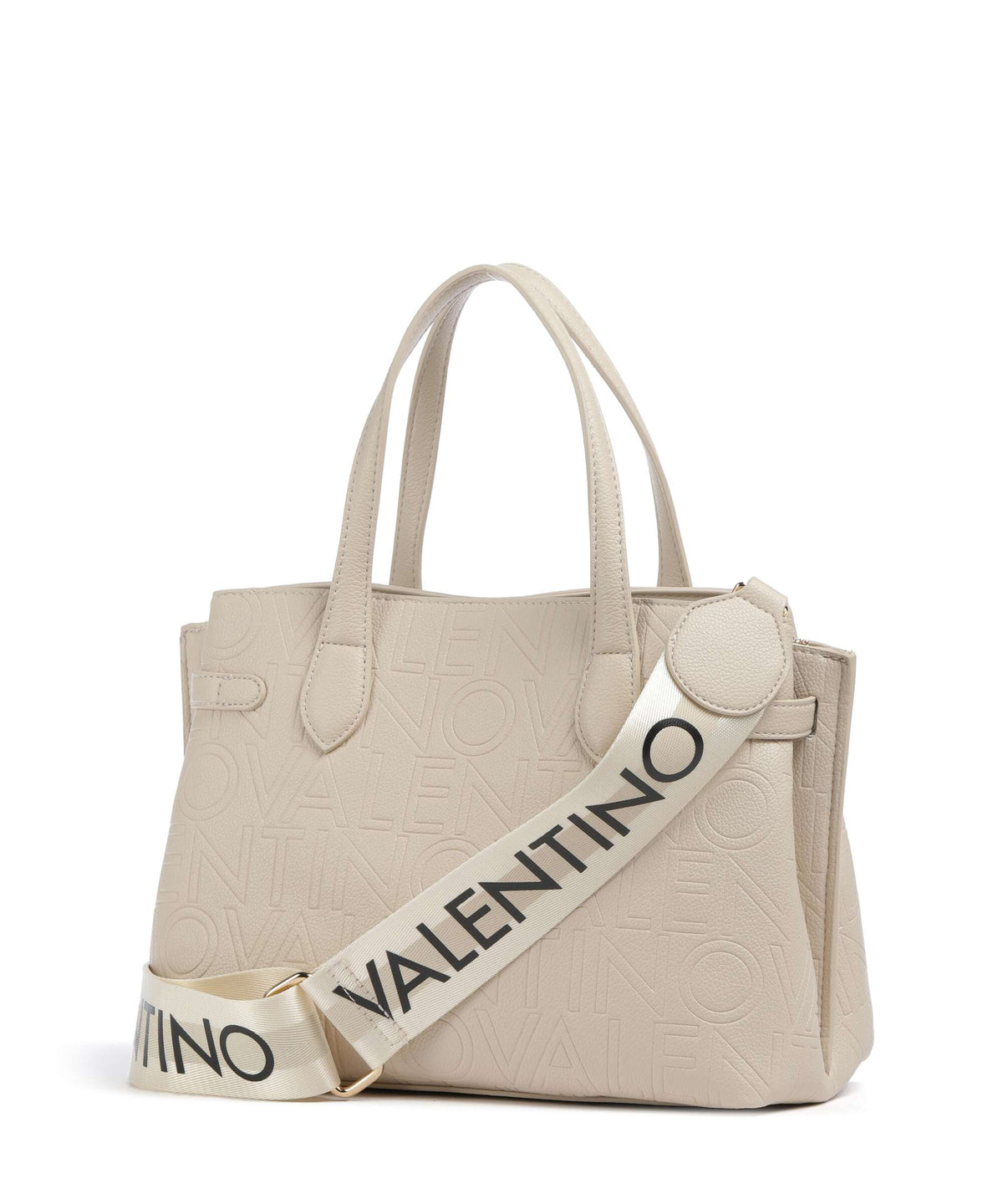 Valentino Bags Pansy Handbag ecru