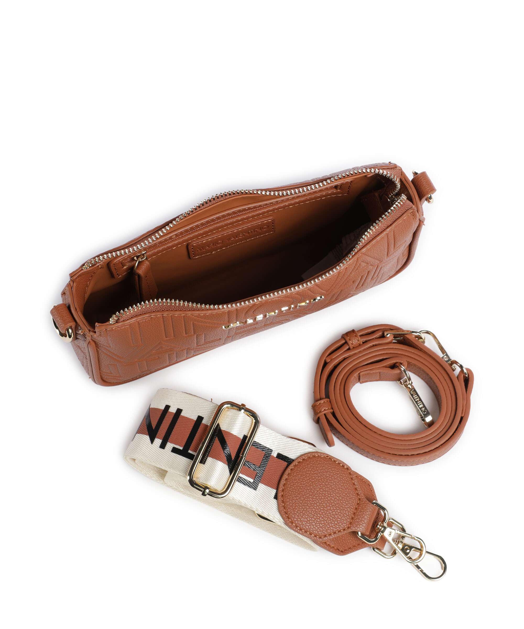 Valentino Bags Pansy Crossbody bag cuoio