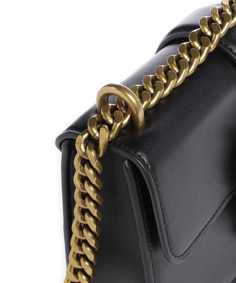 Just Cavalli Iconic Snakes Shoulder bag black