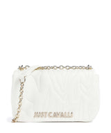 Just Cavalli Quilted Zebra Olkalaukku white