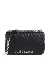 Just Cavalli Quilted Zebra Olkalaukku black