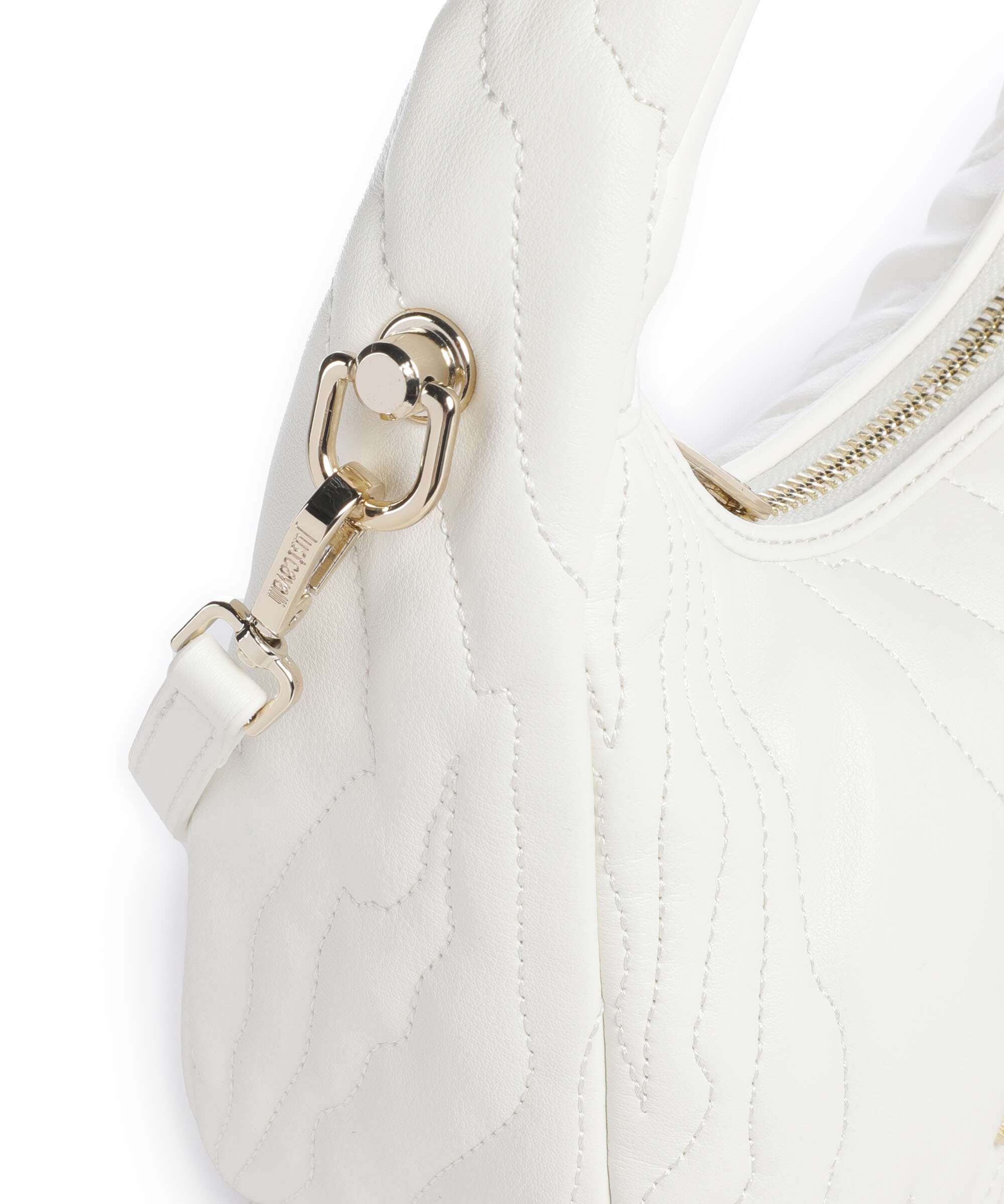 Just Cavalli Quilted Zebra Handbag white