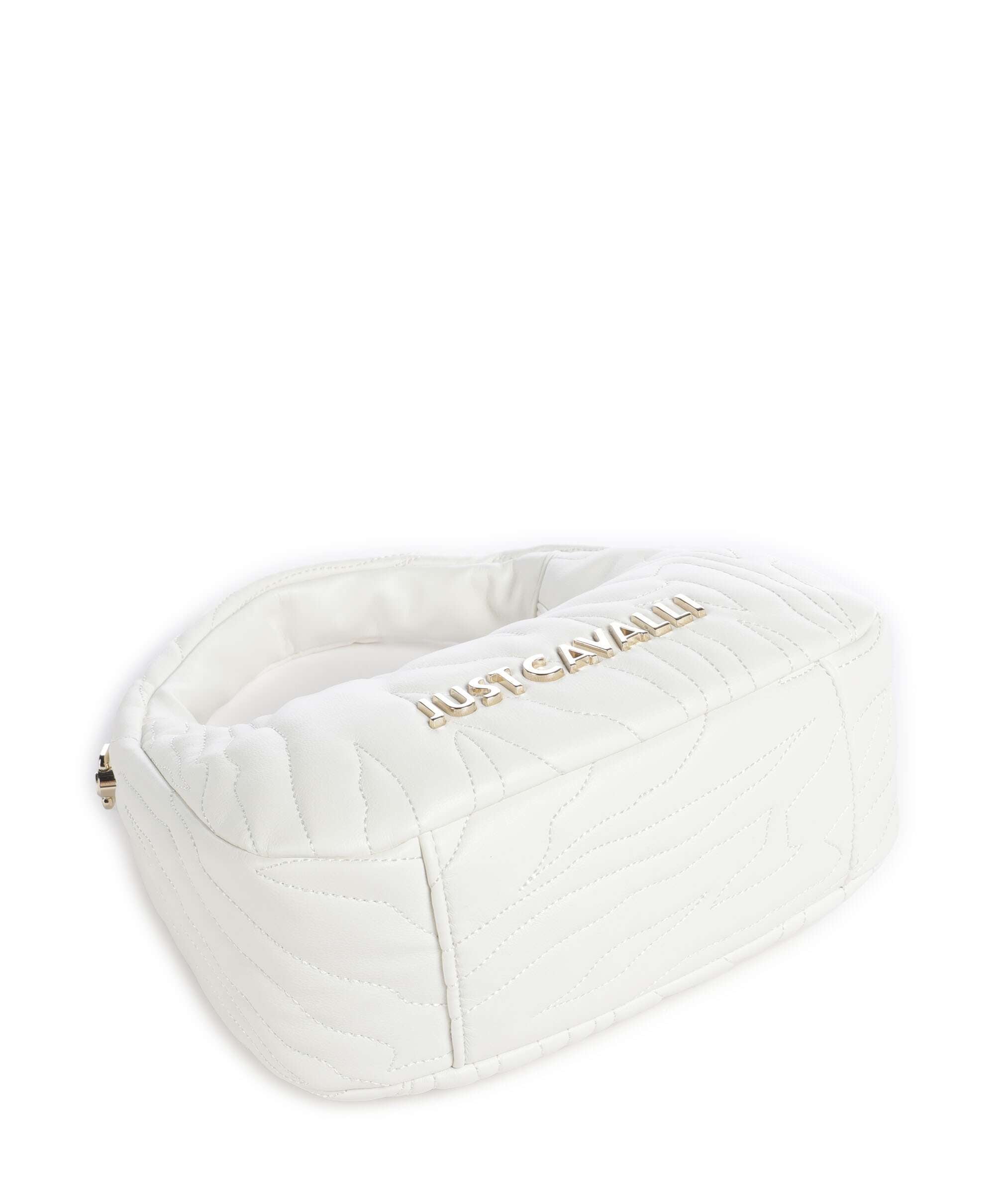 Just Cavalli Quilted Zebra Handbag white