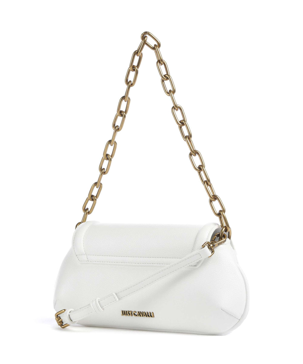 Just Cavalli Crossed Laces Shoulder bag white