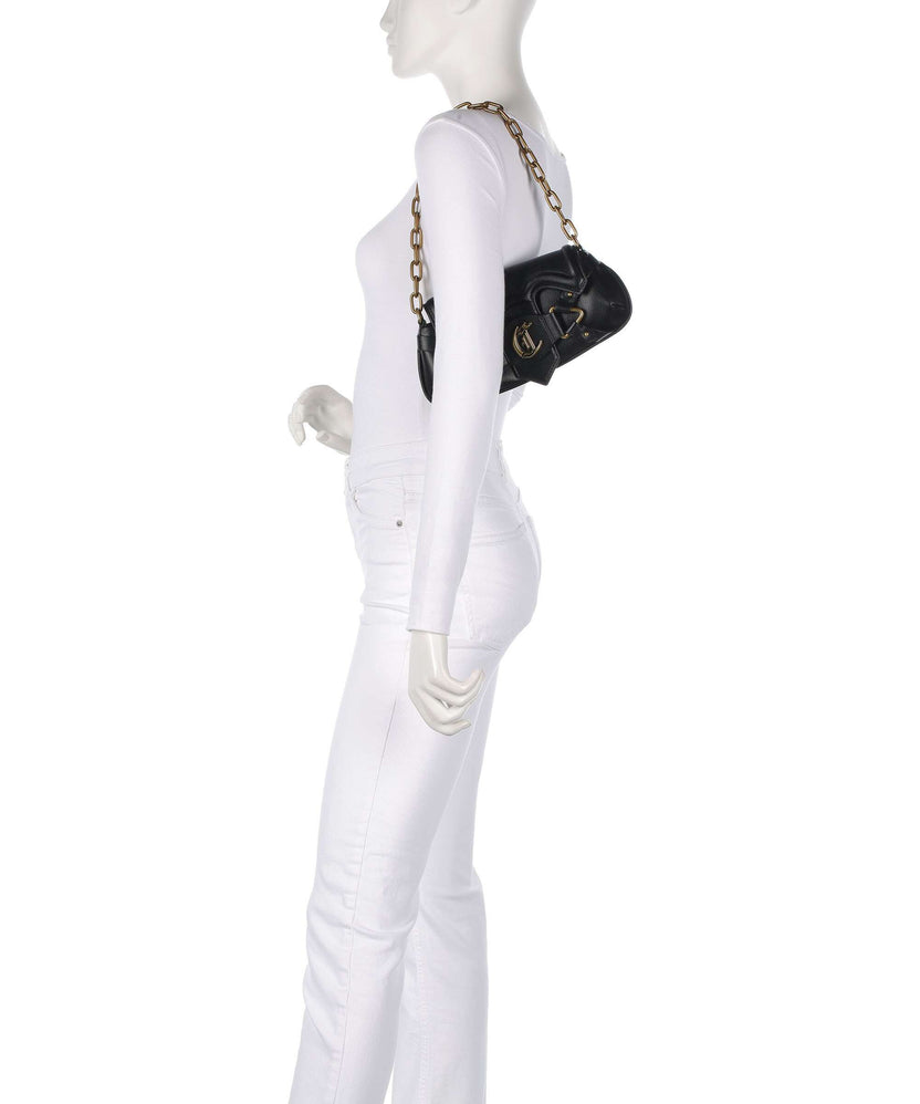 Just Cavalli Crossed Laces Shoulder bag black