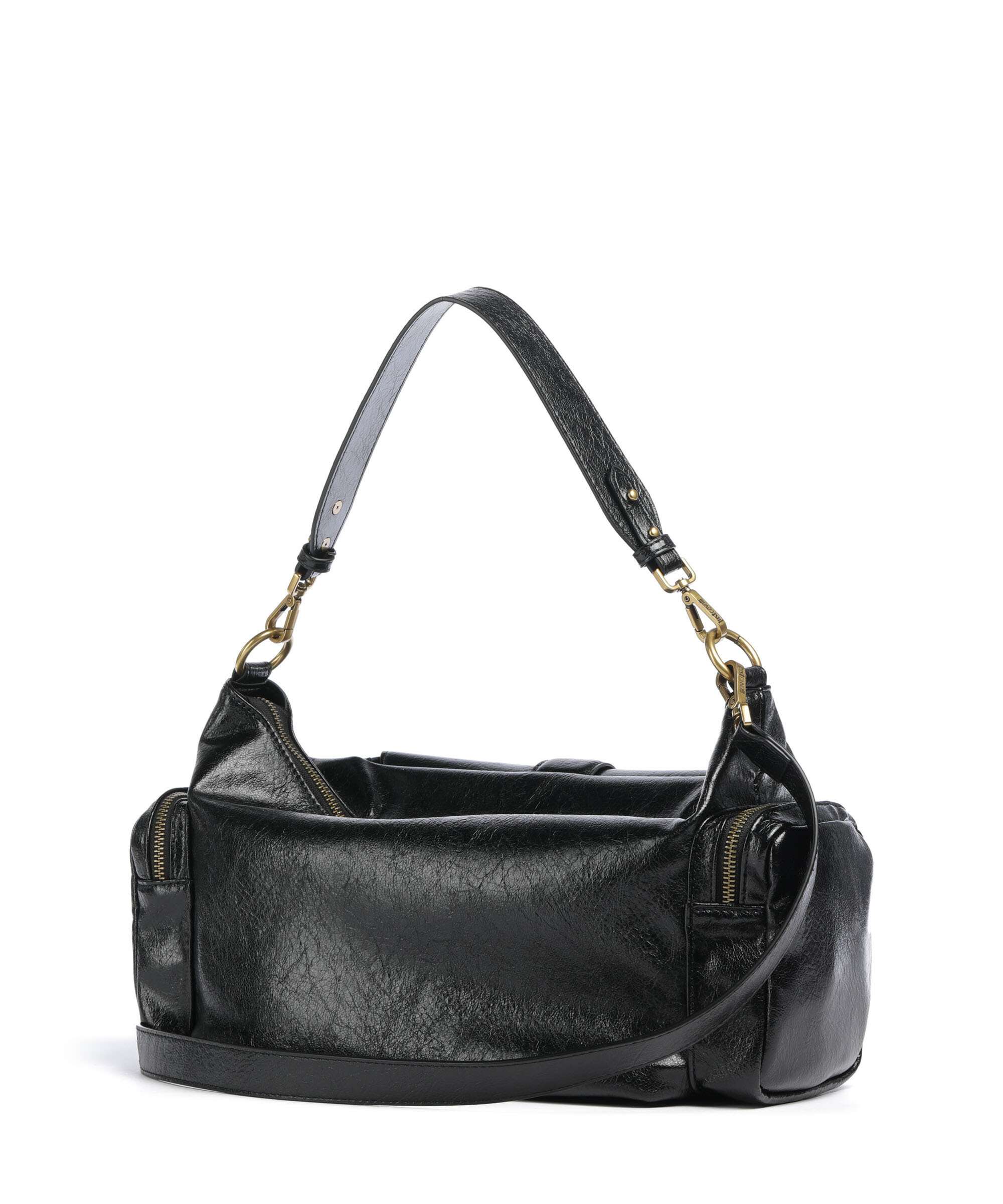 Just Cavalli Iconic Snakes Pockets Shoulder bag black