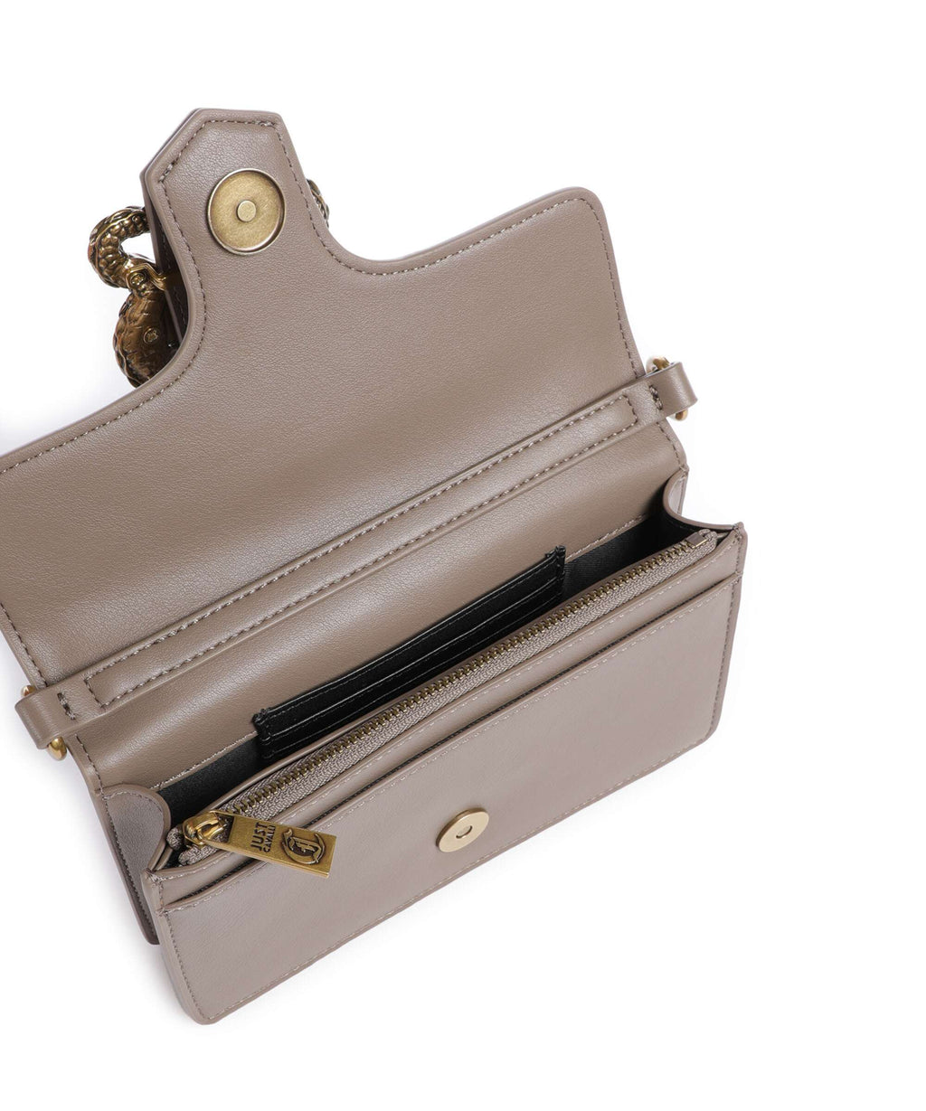 Just Cavalli Iconic Snakes Wallet taupe