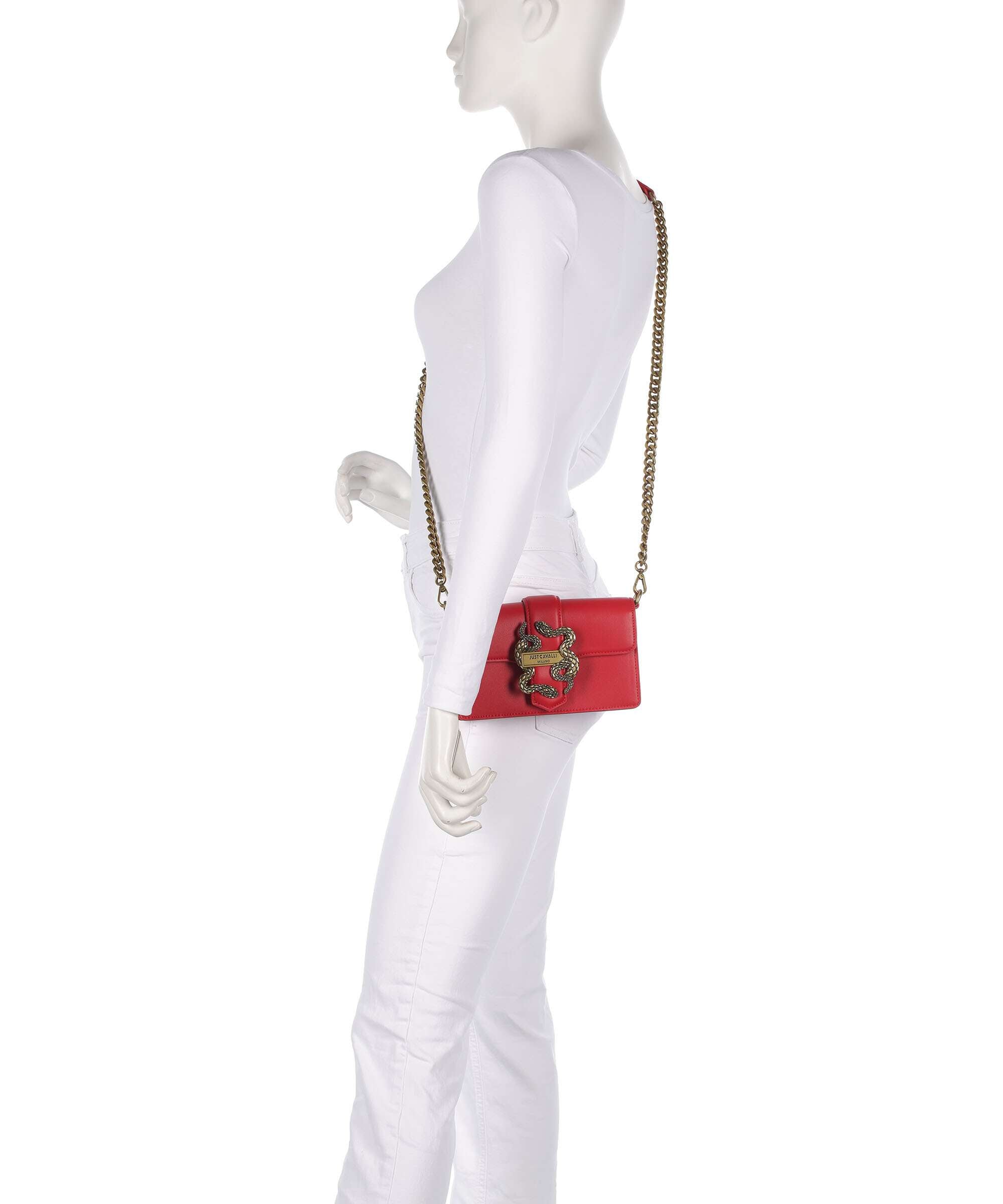 Just Cavalli Iconic Snakes Wallet tango red