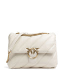 Pinko Love Puff Big Olkalaukku bianco seta/antique gold