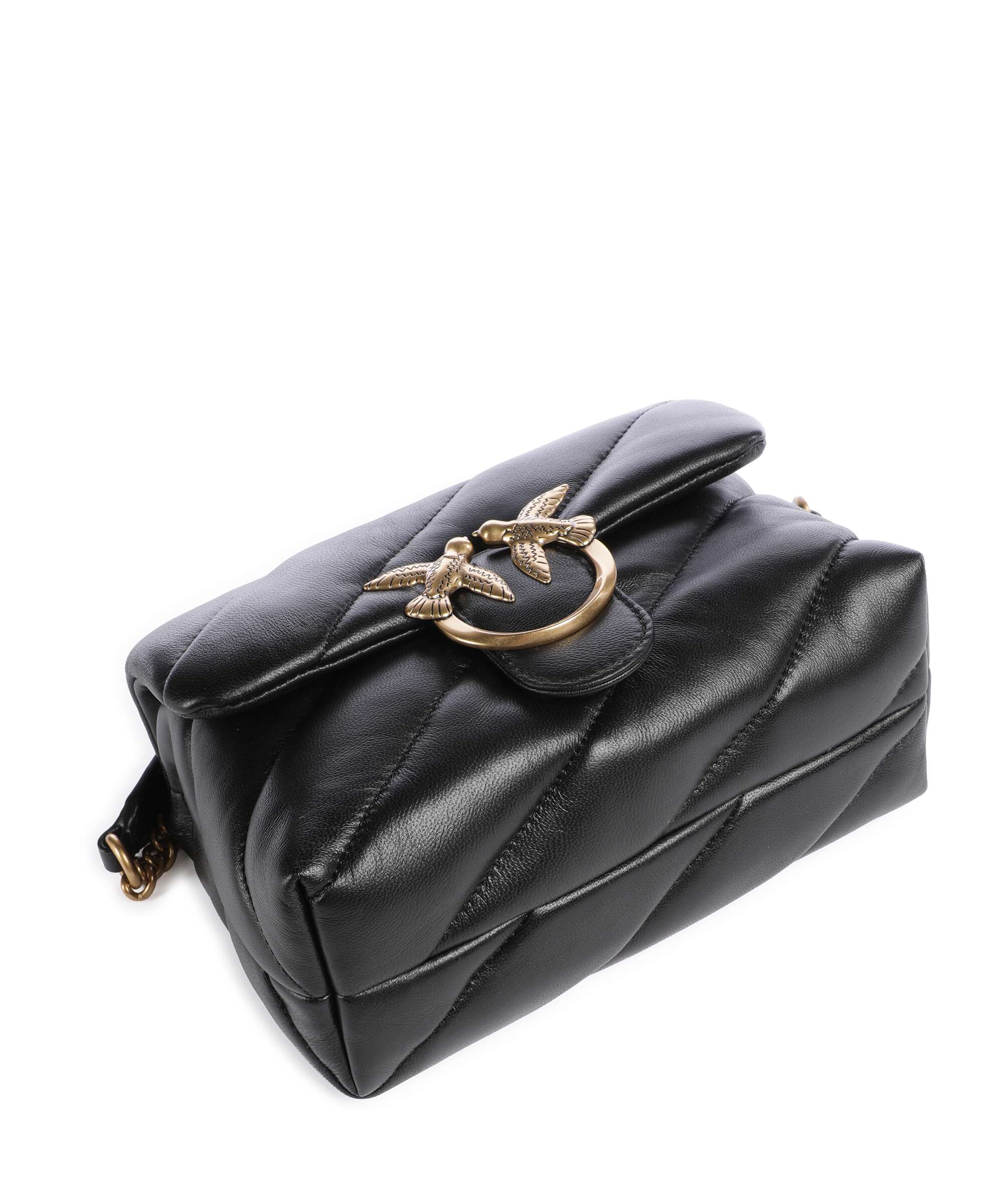 Pinko Love Puff Mini Shoulder bag nero/antique gold
