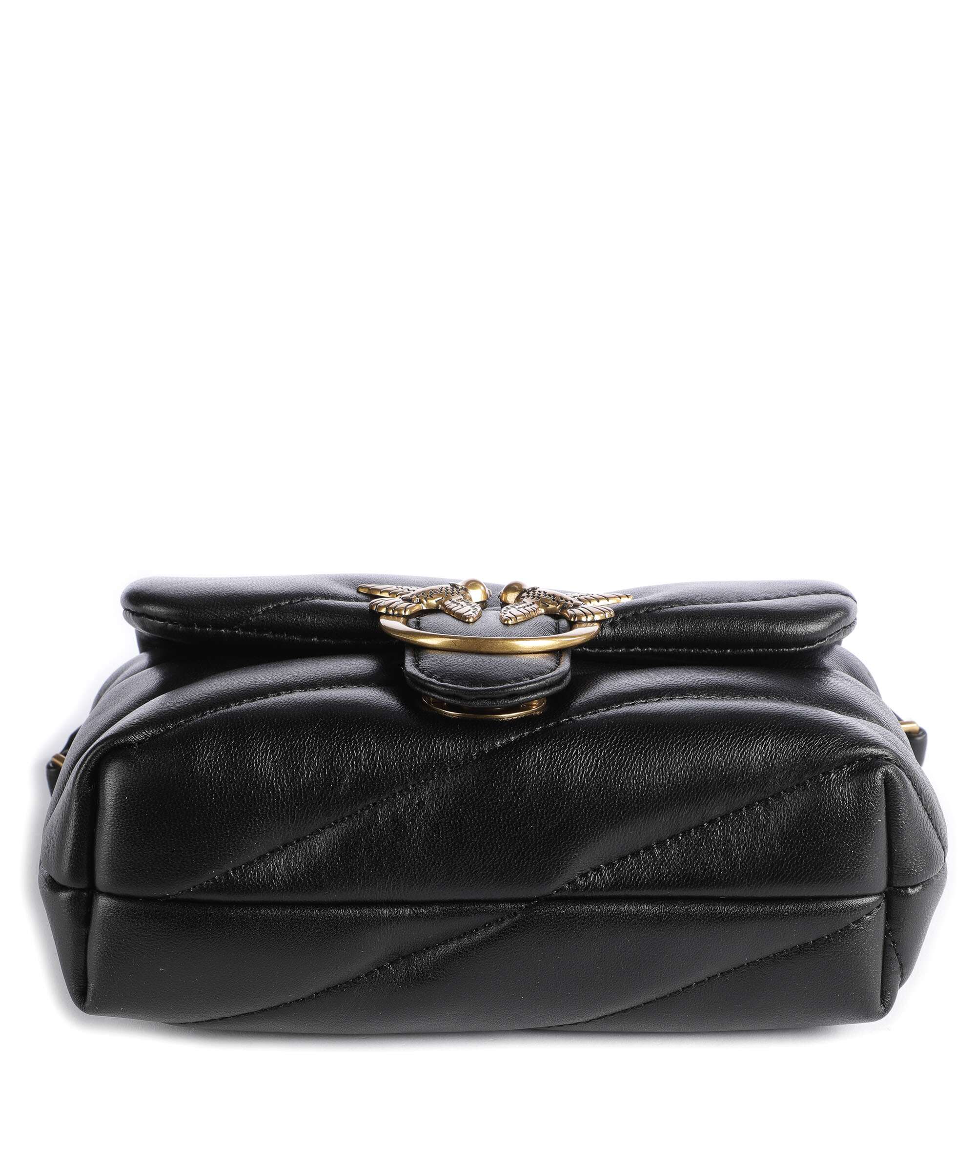 Pinko Love Puff Baby Shoulder bag nero/antique gold