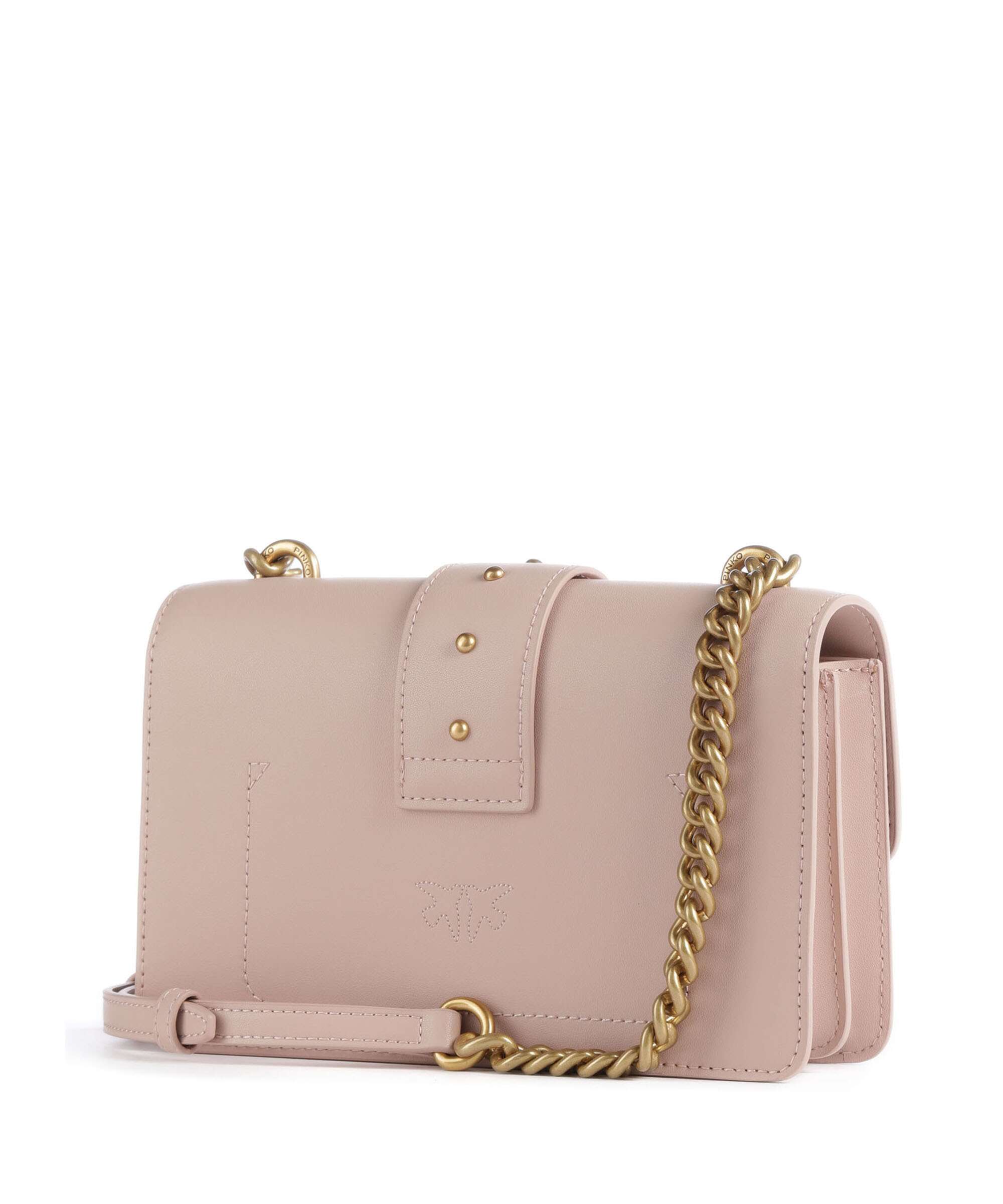 Pinko Love One Mini Crossbody bag cipria