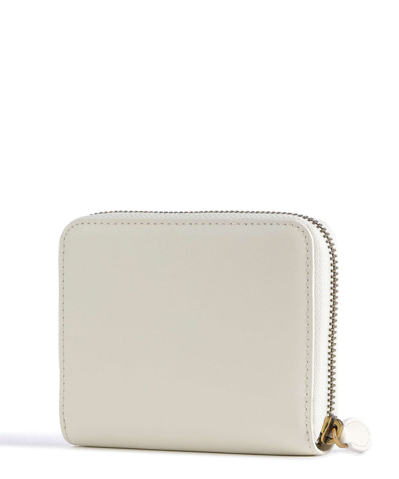 Pinko Taylor Wallet bianco seta/antique gold