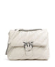 Pinko Love Puff Big Olkalaukku bianco seta/old silver