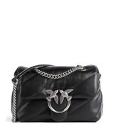 Pinko Love Puff Mini Olkalaukku nero/old silver