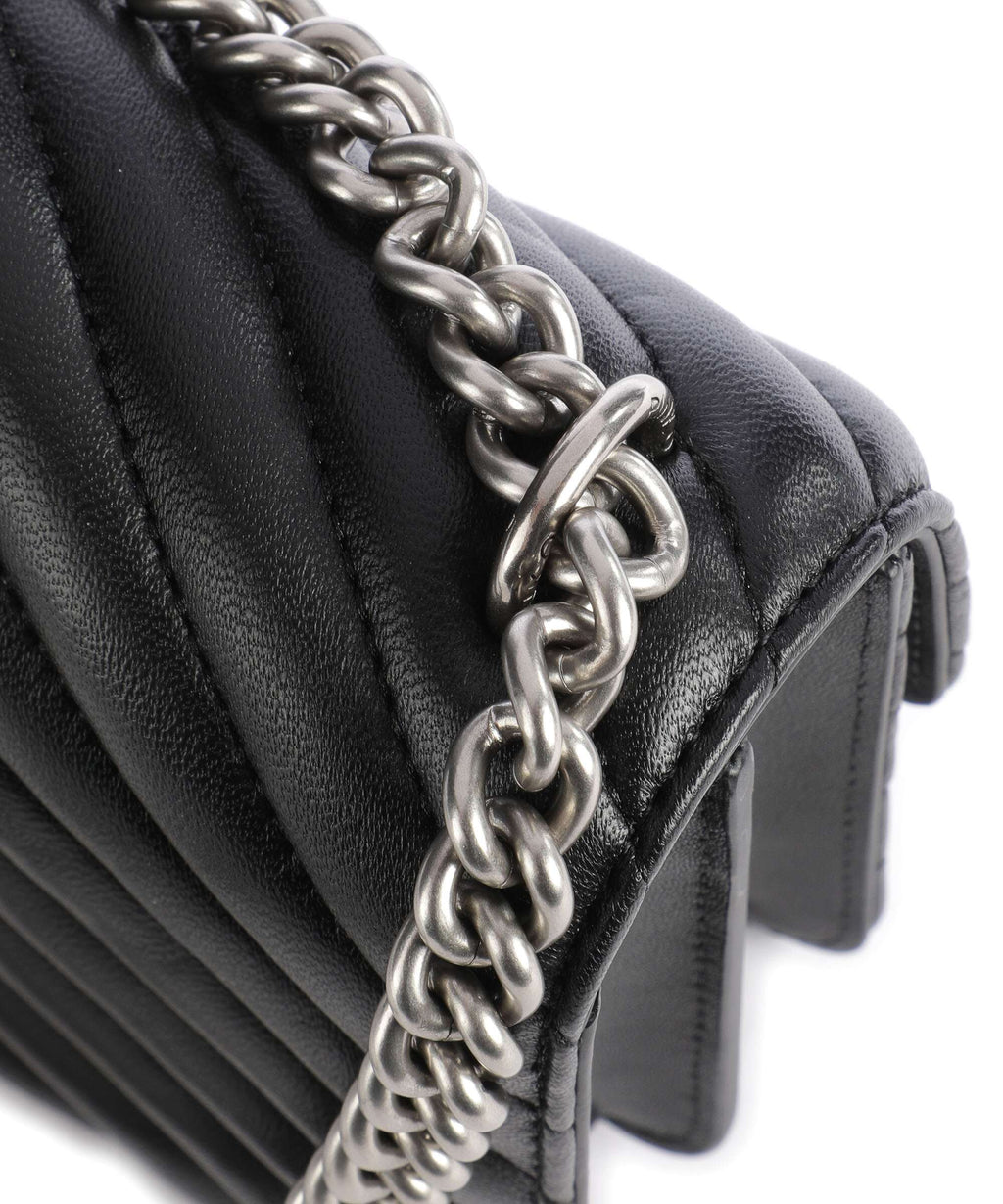 Pinko Love One Mini Shoulder bag nero/old silver