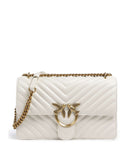 Pinko Love One Classic Olkalaukku bianco seta/antique gold