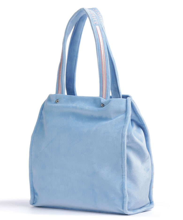 Juicy Couture Iris Velvet L Tote bag powder blue/white