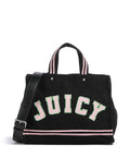 Juicy Couture Iris Patch Canvas M Handbag black/juicy pink