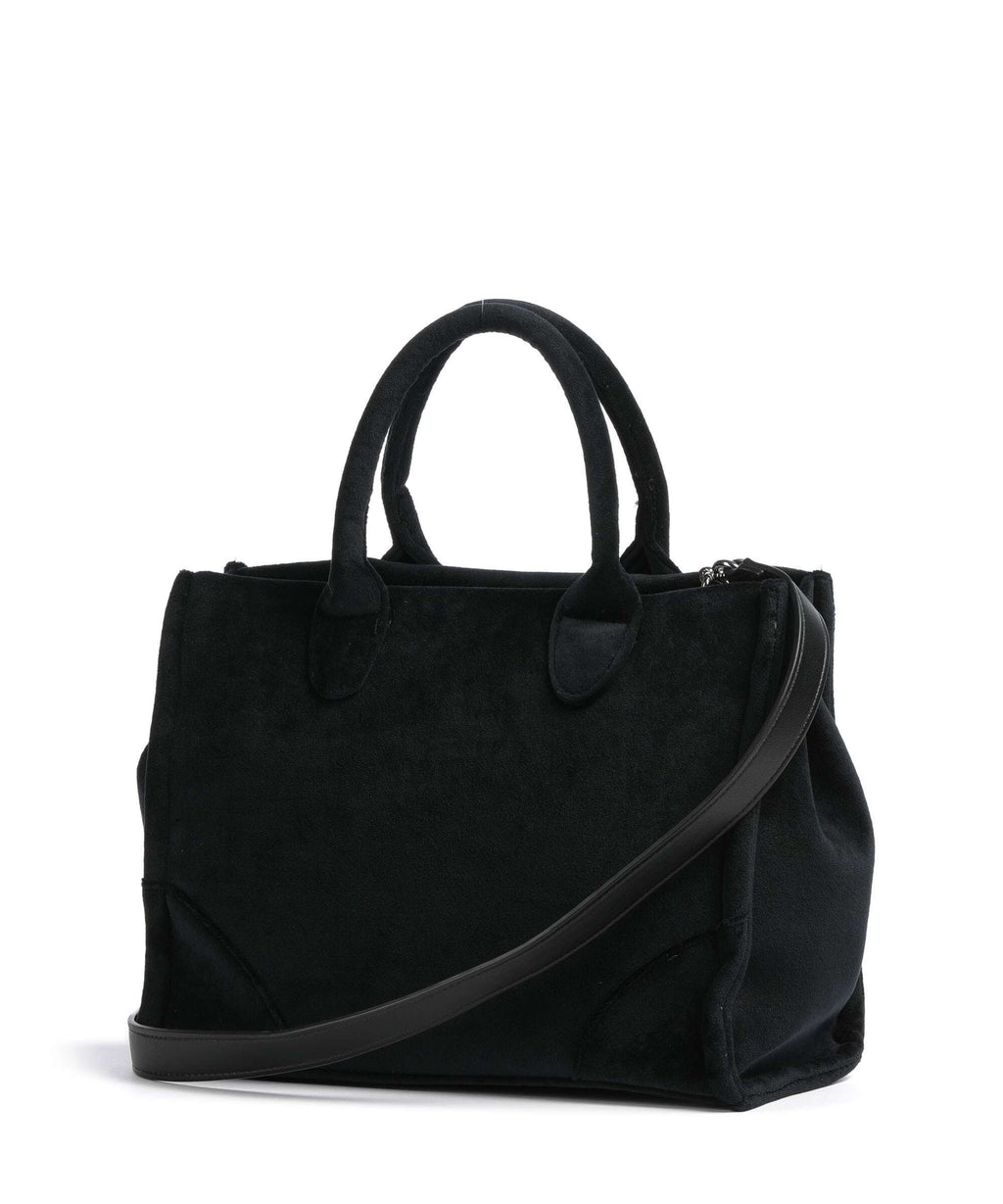Juicy Couture Iris Patch Velvet M Handbag black
