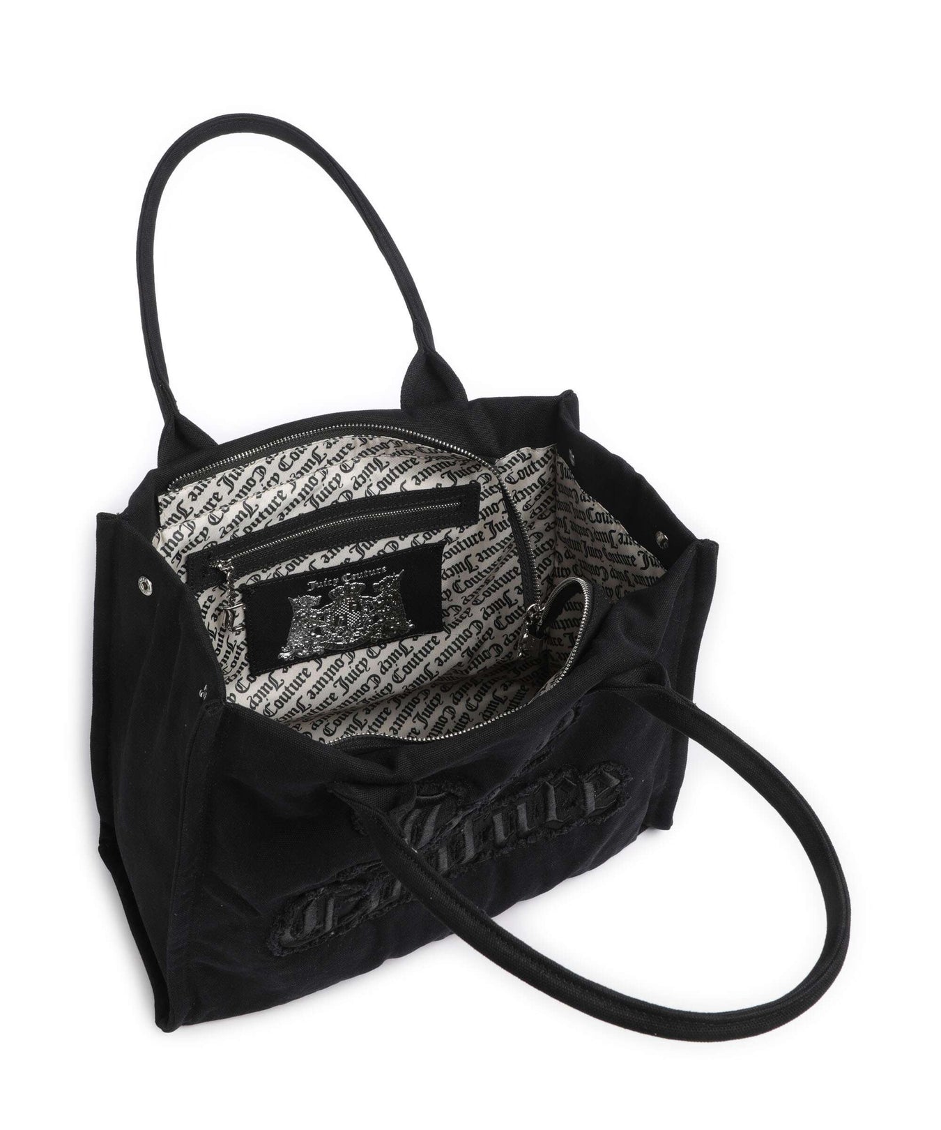 Juicy Couture Iris Distressed L Tote bag black