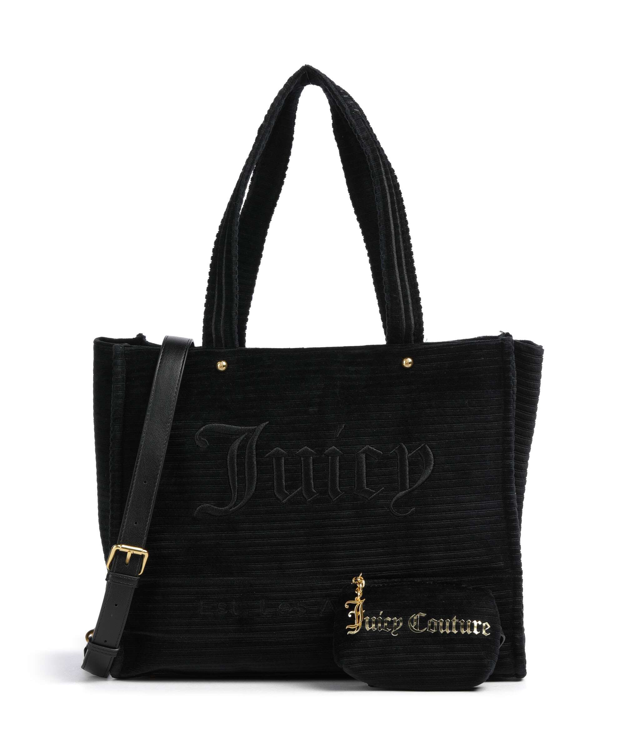 Juicy Couture Iris Velvet L Tote bag black